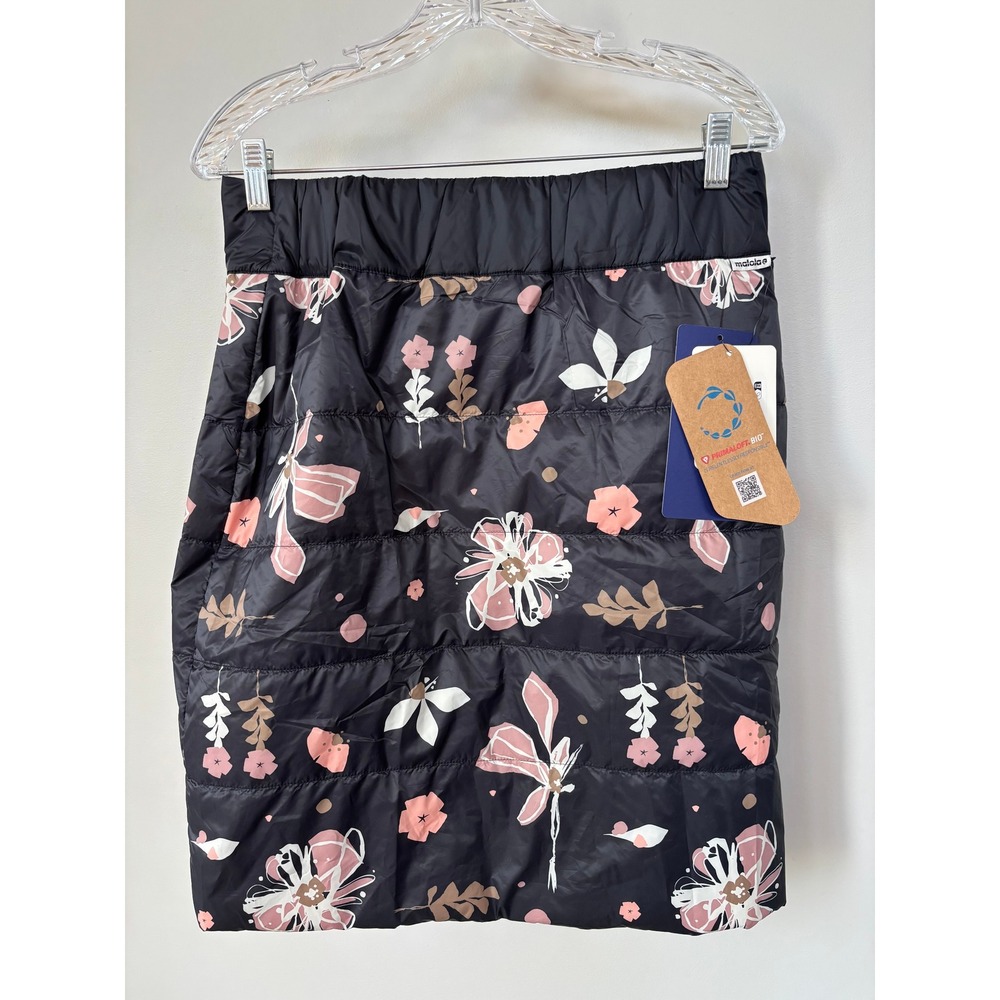 Maloja SchneeuleM Infrared Puffer Skirt Deep Black Flora Primaloft Insulated M - Picture 4 of 12